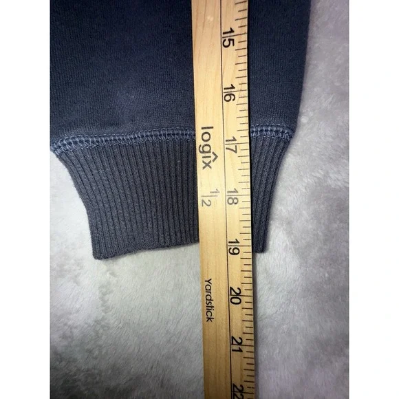 AMERICAN EAGLE Women's Full Zip Hoodie XL w/ 3/4 Length Sleeves Retro Preppy - Picture 5 of 8